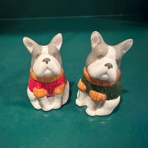 Ceramic salt and pepper shaker set